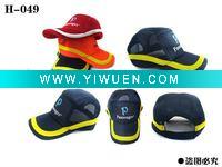 Wholesale embroidery flat visor/peak baseball cap