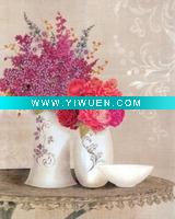 Wholesale 2011 HOT flower and vase canvas painting