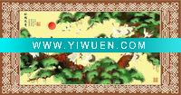 Wholesale oil painting pattern silk frame painting