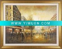 landscape framed oil painting