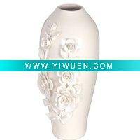 Wholesale Chaozhou Ceramic Vase with 3D flower