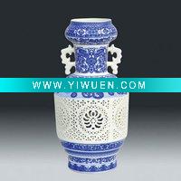 Wholesale China ceramic Blue and White flower vase