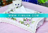 Wholesale DIY Papertowel box,ribbon embroidery kit,needlework