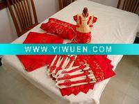 Wholesale 2011 silk placemat set
