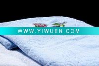 Wholesale plain terry cotton solid color bath towel