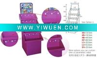 Wholesale jewelry display stand,toy display rack,cardboard display, corrugated display,exhibition equipment