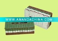 Wholesale straw willow basket