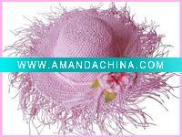 Wholesale paper straw hat