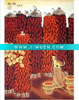Wholesale Hu hsien rural painting for gift