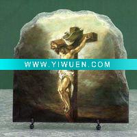 Wholesale religious craft of stone painting