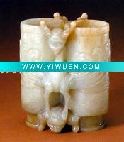 Wholesale jade pen holder, home decoration