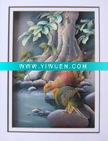 Wholesale Framed Paper Sculpture of novel paper works