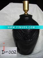 Wholesale black argil crafts(desk lamp)