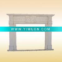 Wholesale European style marble carved fireplace