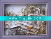 Wholesale Framed Paper Craft of Paper sculpture