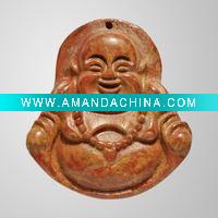 Wholesale Maitreya buddha needle stone pendant