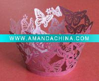 Wholesale Butterfly wedding cupcake wrappers