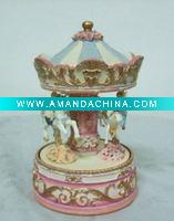 Wholesale Carousel Statue Polyresin Gifts