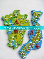 Wholesale pvc or sillicion cartoon animal map
