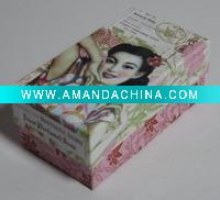 Wholesale 2011 facial Puff Art Paper Box