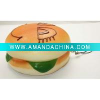 Wholesale Promotional gift PU emulational bread Reduce pressure