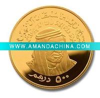 Wholesale customer design metal coin badge for souvenir gift