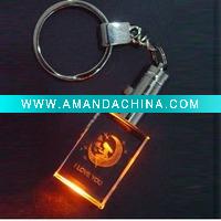 Wholesale Angle crystal key chain