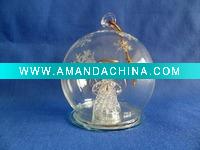 Wholesale christmas decoration glass angel