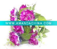 Wholesale 12 heads purple tulip artificial rose flower