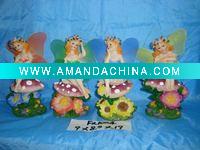 Wholesale polyresin resin fairy fairies figurines statue with wing