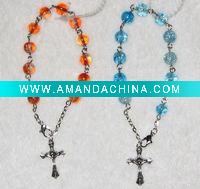 Wholesale acrylic bracelet, religions/rosary bracelet(R416-417)