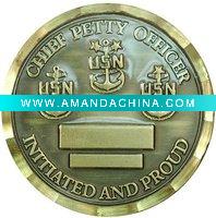 Wholesale metal badge commemoratory coin