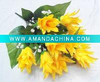 Wholesale 12 heads artificial phoenix bird flower