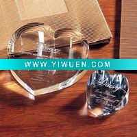 Wholesale heart shape crystal paperweight MH-4034