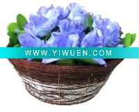 Wholesale Round Grass Flower Basket