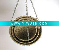 Wholesale Round Seagrass Wicker Hanging Basket