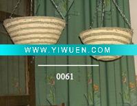 Wholesale Round Rattan Hanging Basket