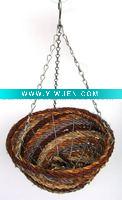 Wholesale Round Wicker Hanging Basket