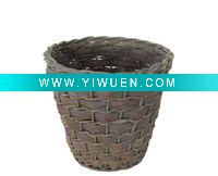 Wholesale Round Eucalyptus Woven Flower Basket