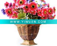 Wholesale Bamboo Rattan Flower Basket