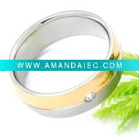 Wholesale stainless steel plated rings