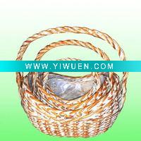 Wholesale colorful willow basket set