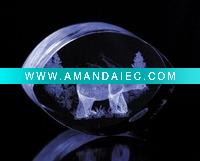 Wholesale laser crystal glass cube