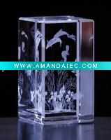 Wholesale 3d laser crystal cube
