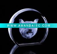 Wholesale Laser engraved crystal cube