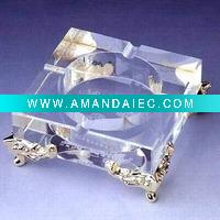 Wholesale engraved crystal ashtray