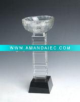 Wholesale crystal medal,sport trophy,awarding cup