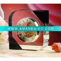 Wholesale table clock,crystal clock,glass clock