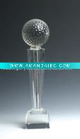 Wholesale crystal baseball trophy