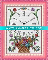 Wholesale beautiful cross stitch flower kit